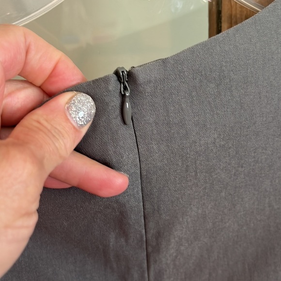 COPY - MUXXN Boutique Dress Steel Gray Rayon/Cotton/Spndx Blnd ➡️18”⬇️42” - Picture 3 of 6